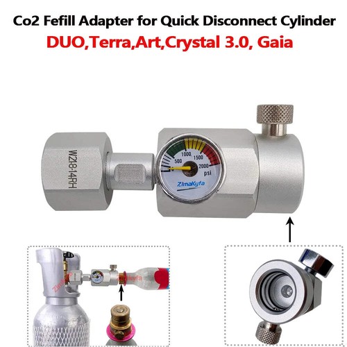 Co2 refill station - station, for