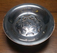 Beurrier  métal Argenté Type COQUILLOR-FRANCE 