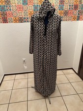 Hooded Djellaba with a black