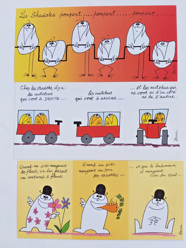 Les shadoks carte postales - 9,
