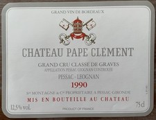 Étiquette Château Pape