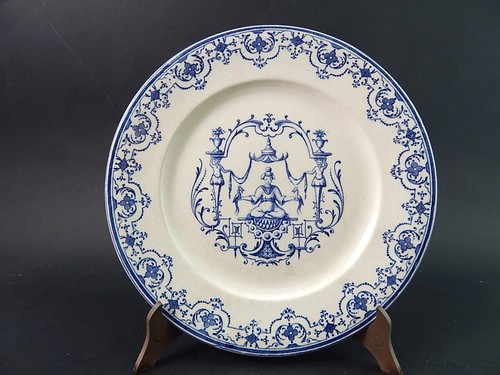 Antique assiette céramique - antique,