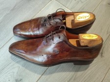 Chaussure Soulier Shoes Richelieu Santoni Signature Patiné Pointure 43/44