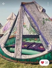 Tente Tomorrowland 4places & Matelas Gonflable 2 Pers 