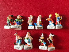 Série complète de 10 Fèves brillantes 50 ans d'Astérix (Arguydal 2010)