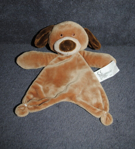 Doudou plat chien brun nez - 🍀doudou,