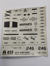 Italeri : Décalcomanie AH-1W