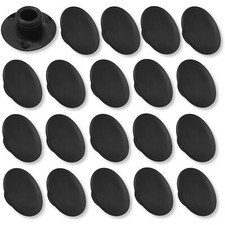 20x CACHE VIS M6 PLASTIQUE NOIR TETE HEXAGONALE 6 PANS CREUX ALLEN CAPUCHON CHC