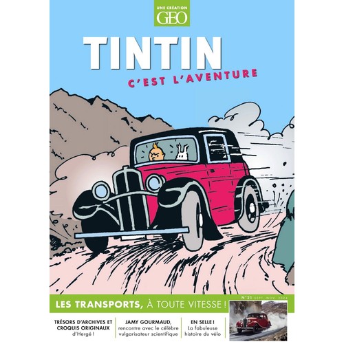 Revue geo edition tintin - tintin, c'est