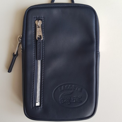 Sacoche cuir bleu marine - sacoche,