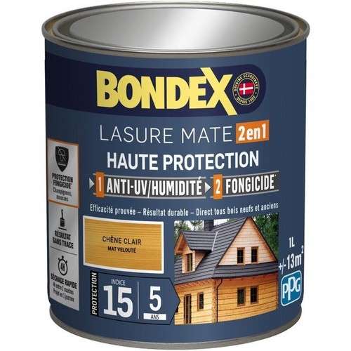 Bondex lasure 1 - 2, satin