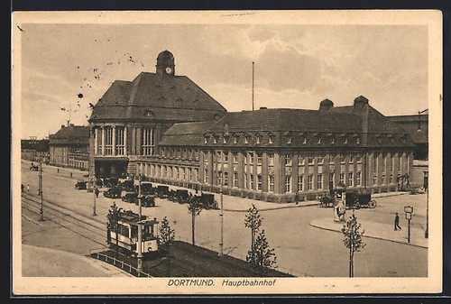 Dortmund tramway la gare - dortmund,, à