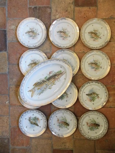 Assiettes plat service - service, a