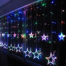 Rideau Led Etoiles Guirlande