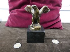 aigle de bureau bronze doré soclé,J.Gérard,H.Briand paris,P 1kg,H14cm