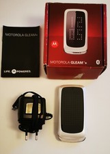 Téléphone Portable Motorola Gleam + blanc Clapet Très Bon État Mobile Phone 🔓