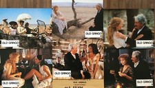Jeu de 6 photos OLD GRINGO Lobby Cards / Jane Fonda / Gregory Peck