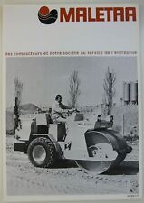 prospectus brochure MALETRA