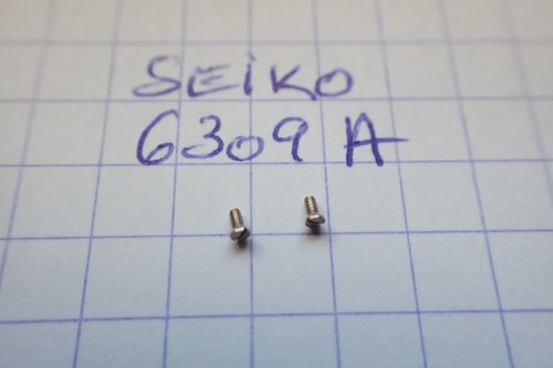 Seiko 6309a vis de - :, cadran