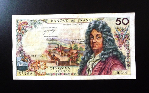 Billet francs racine - billet, 50