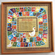 Ancien plateau Jeu de dadas +