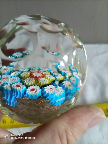 Sulfure millefiori facettes - sulfure,