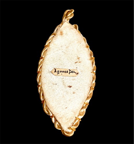 Ancien reliquaire navette - reliquaire,