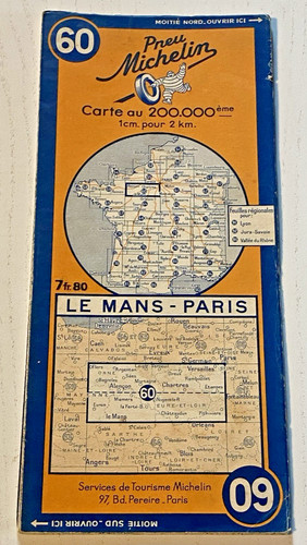 Carte michelin le - carte, n°
