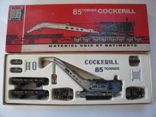 Ancien coffret complet N° 663 en boite rouge Grue "Cockerill 85 T" JOUEF en TBE