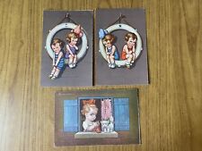 LOT DE 3 CARTES POSTALES ILLUSTREES COLOMBO ENFANTS VOYAGEES BC