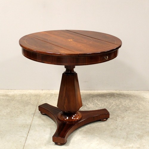 Table ronde époque charles - ronde, d'époque