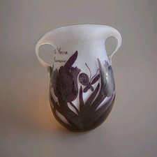 Vase Gallé Le Verre Français