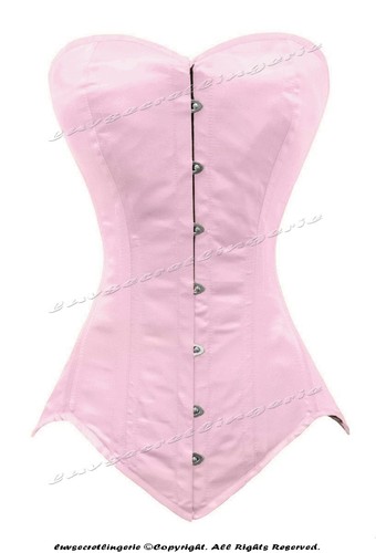 Double steel boned waist - steel,