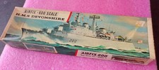 AIRFIX-600 series 3 H.M.S DEVONSHIRE 1/600 No. F302S Edt. 1968