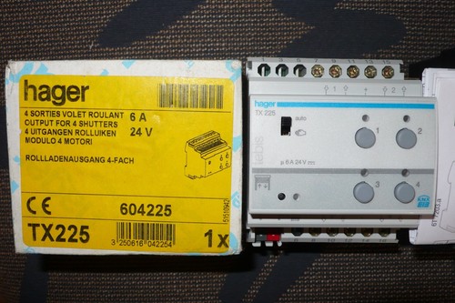 Hager tebis tx225 module - tx225, 4