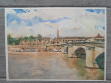 Peinture ancienne des quai de