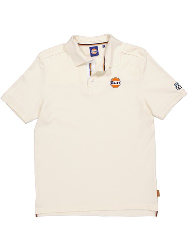 Polo GULF Classic MC écru -