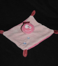 ?Doudou Plat SUPER U Tout Petits Oiseau Poule Rose Etoile Bleu TBE