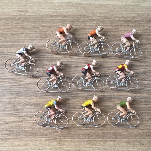 Lot figurines cyclistes - lot,