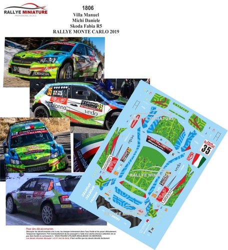 Decals ref 1806 skoda - ref,