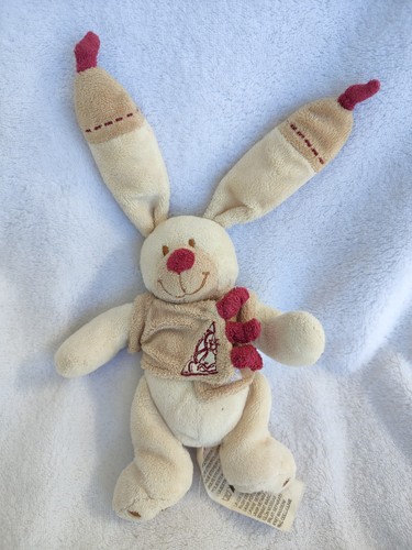 Petit doudou lapin bastien - petit,