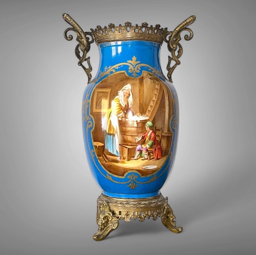 Vase porcelaine vieux paris - en,