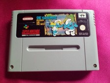 Les Schtroumpfs Autour Du Monde - Super Nintendo SNES - Loose version allemande