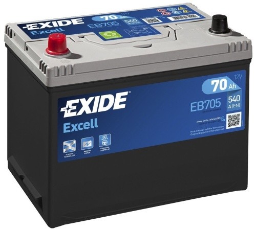 Batterie exide excell eb705 - excell,