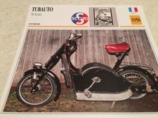 Carte moto Tubauto 50 Scoto 1950 collection Atlas motorbike France