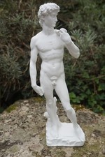 4286   GRANDE  FIGURINE STATUETTE REPRODUCTION  DAVID MICHEL  ANGE  STYLE 29 CM