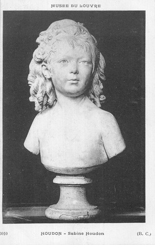 Musee louvre buste - cp,