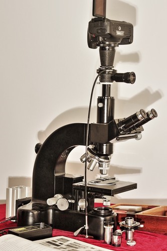 Leitz ortholux microscope - ortholux, 1
