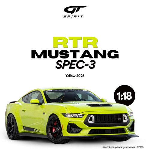 Rtr mustang spec 2025 - mustang, yellow