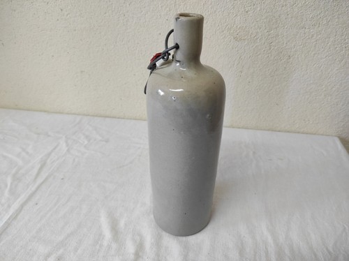 Ancienne bouteille terre cuite - bouteille,